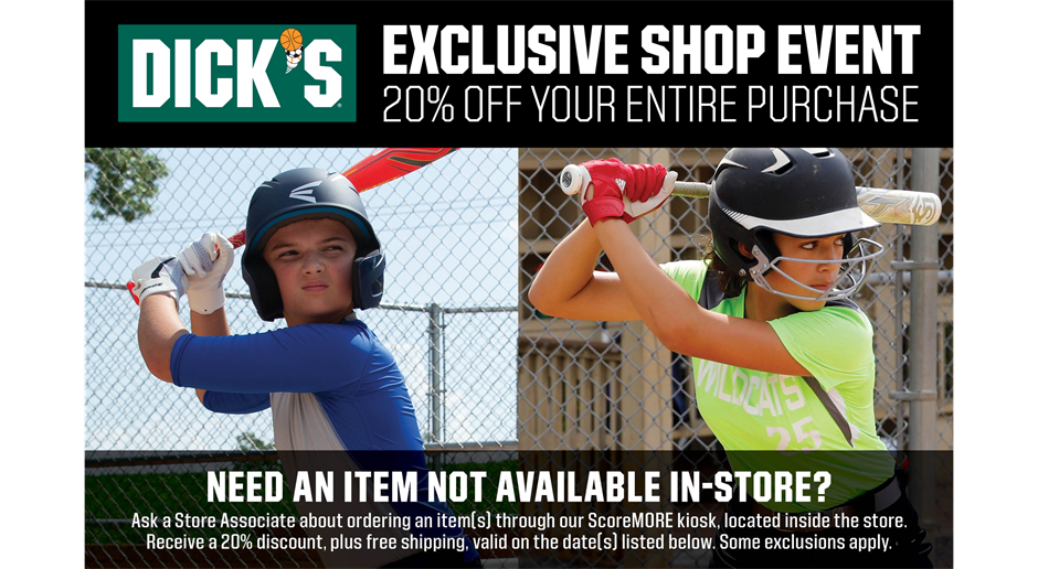 Dick's Sporting Goods Discount Days!!!